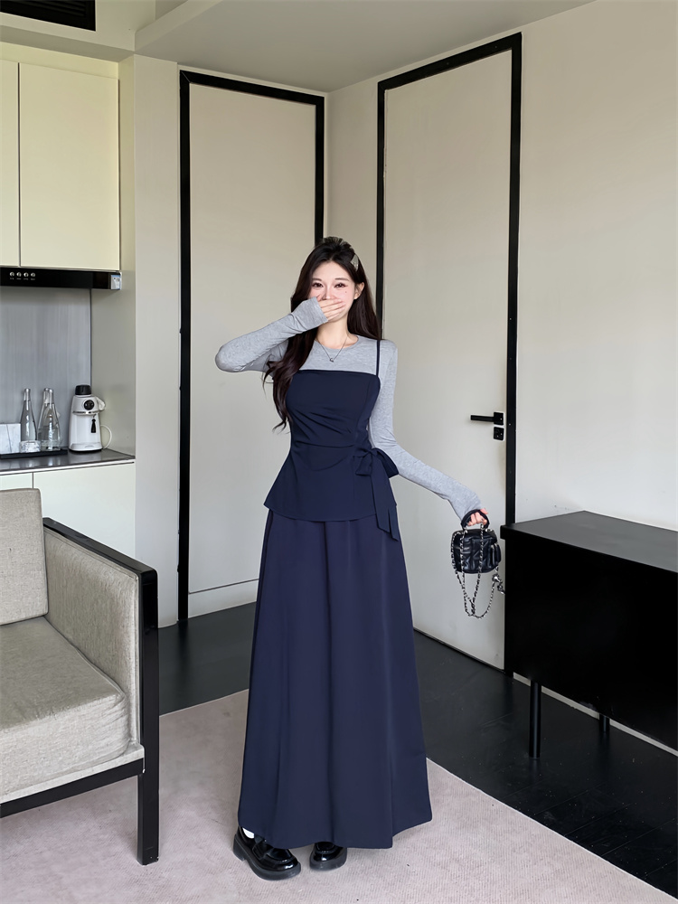 3-Piece Cami and Skirt Set Women's Slimming Fall Outfit - Image 4